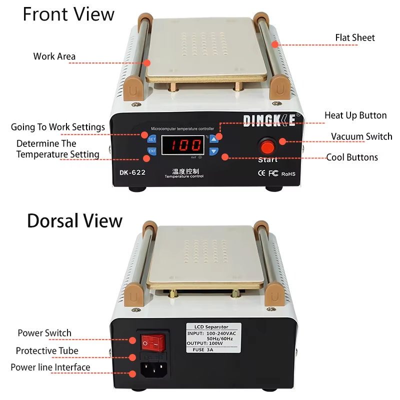 Mesin Pemisah Layar Sentuh LCD - Screen Separator Machine ulasan dan harga