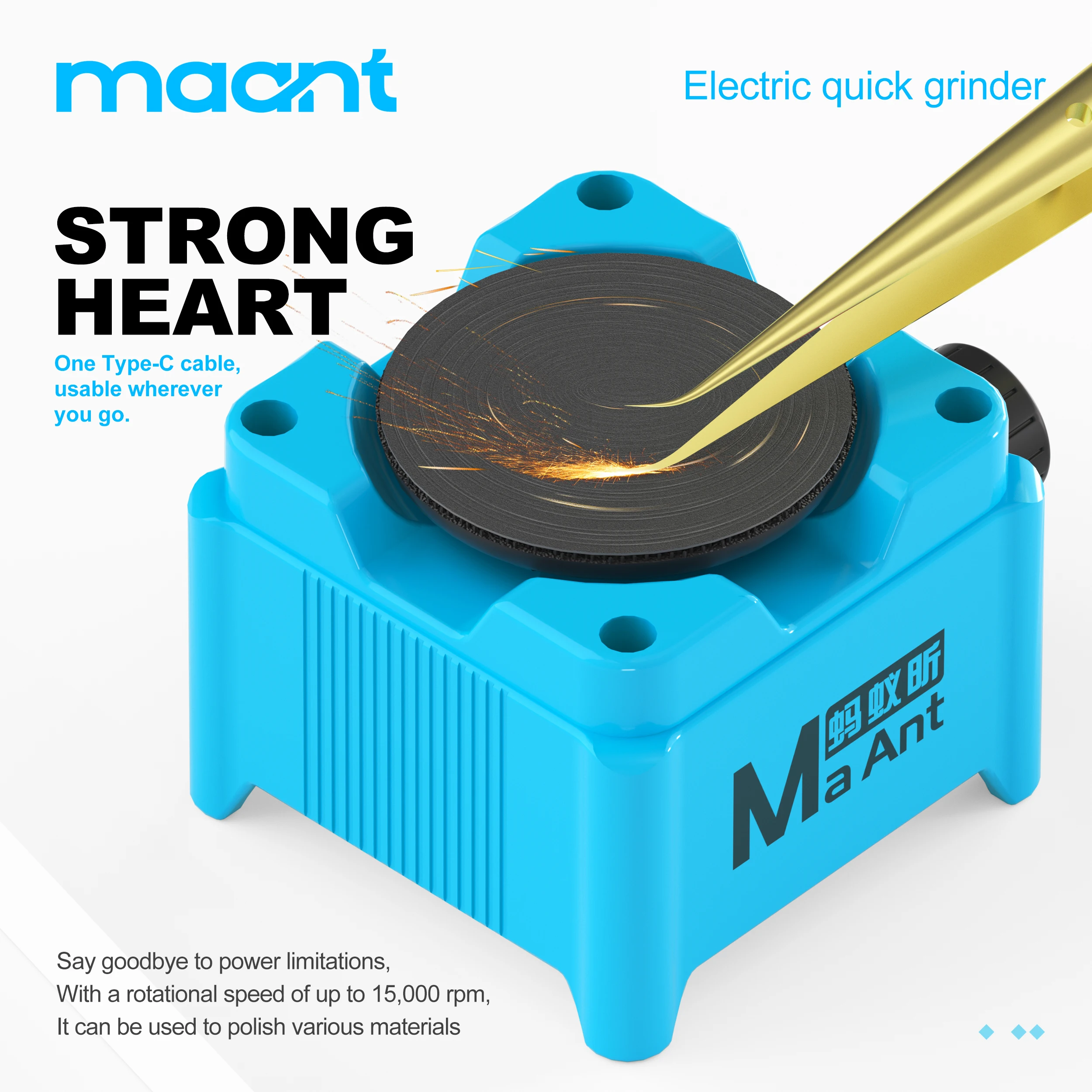 MaAnt KM1 Penggiling Elektrik  - Electronics Repairs ulasan dan harga