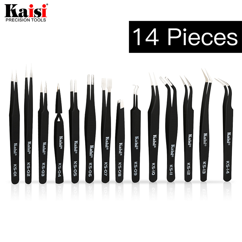 14 Buah Set Pinset ESD Pinset  - Electronics Repair Center ulasan dan harga